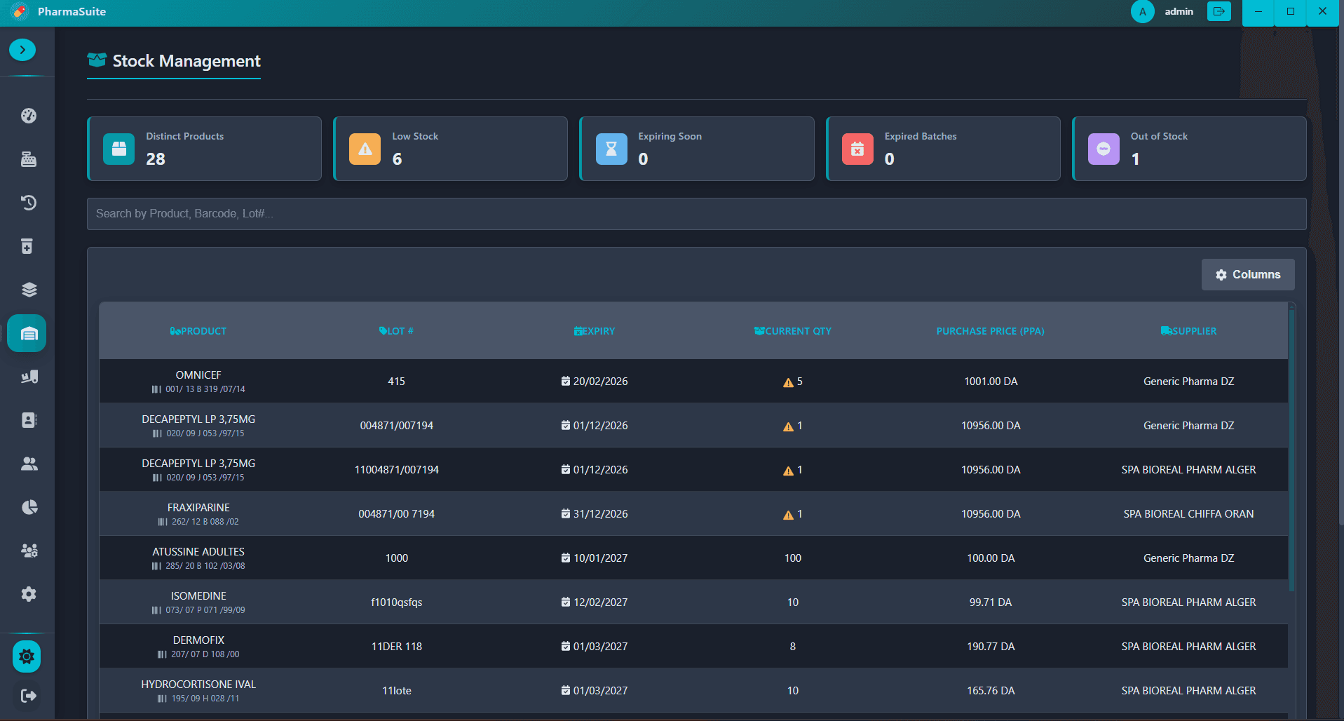 نظام إدارة الصيدليات المتكامل (قيد التطوير)